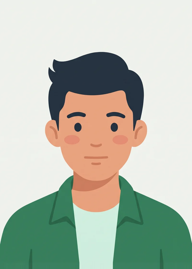 An illustrated man, head and shoulders, fitted inside the Canada guide: his head sits between the two face ovals, from the crown line to the chin line.
